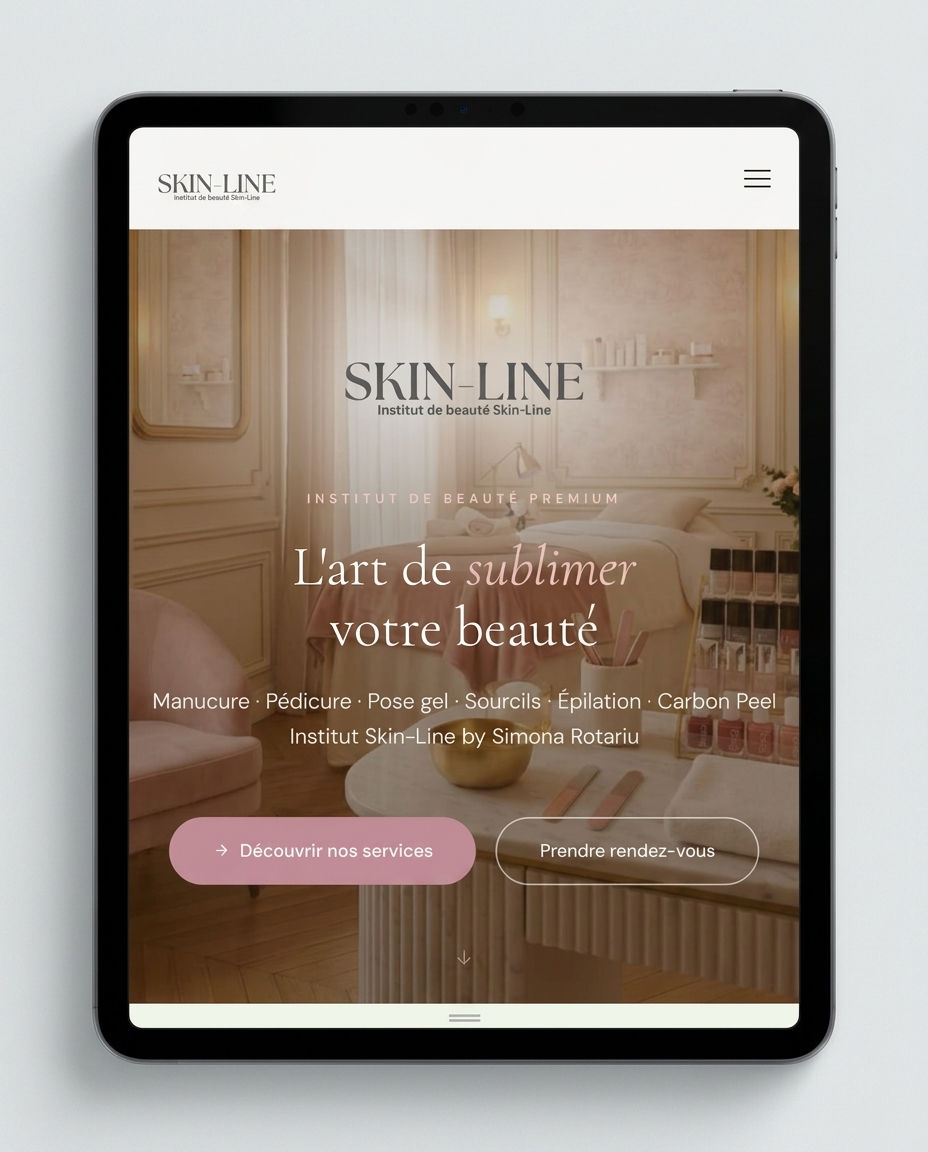 Site cosmétique